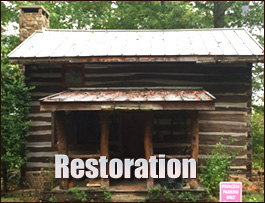 Historic Log Cabin Restoration  Austinburg, Ohio